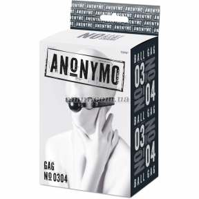 Кляп шар «Gag Anonymo» черный 8