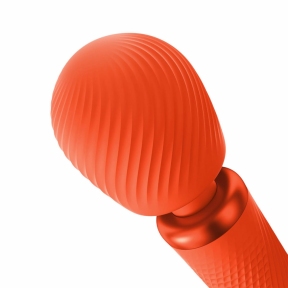Вибромассажер Fun Factory VIM Vibrating Wand, оранжевый, супермощный и легкий, до 6 часов работы 5