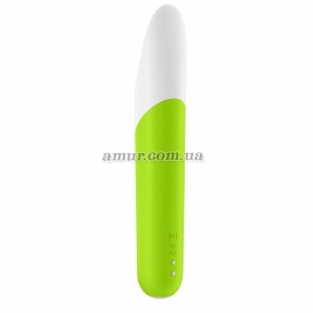 Мінівібратор із гнучким язичком Satisfyer Ultra Power Bullet 7, зелений 0