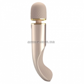 Мощный вибромассажер «Pretty Love - Charming Massager Plus», золотистый 0