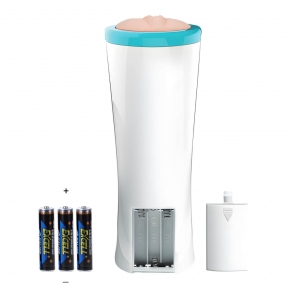 Автоматический мастурбатор «Pretty Love Aby» в тубе с возвратно-поступательными движениями и звуком 7