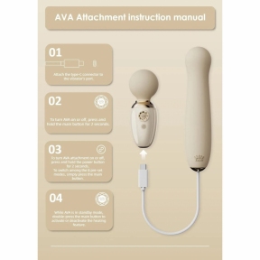 Пульсатор Zalo – AVA Attachment Sakura Pink для смарт-вибромассажера Zalo – AVA 2