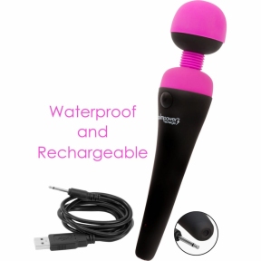 Вібромасажер PalmPower Recharge, рожевий, перезаряджається, гнучка головка, тревел-замок 4