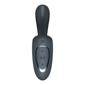 Вагінально-кліторальний вібратор Satisfyer G for Goddess 1, сірий, 2 мотори 0