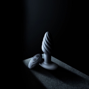 Анальна пробка з вібрацією та перловим масажем Dorcel Spin Plug, макс. діам. 3,8 см, пульт ДК 3