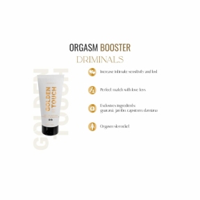 Збудлжуючий гель для клітора Driminals Golden Touch Orgasm Booster, 30 мл, розігрів та поколювання 0