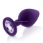 Набор анальных пробок с кристаллом Rianne S: Booty Plug Set Purple (диаметр 2,7см, 3,5см, 4,1см) 2