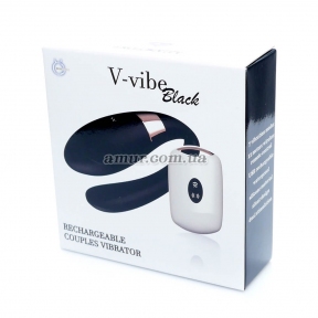 Вибратор «V-Vibe» 7 функций, черный, с пультом ДУ 8