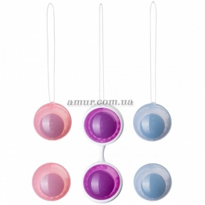 Набір вагінальних кульок LELO Beads Plus, діаметр 3,5 см, змінне навантаження, 2х28, 2х37 і 2х60 г 1