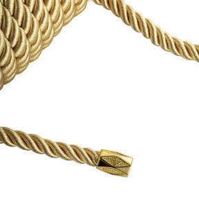 Мотузка для шибарі LOCKINK SEVANDA Shibari Pratice Rope, золотиста, 8 м, нейлон+бавовна 3