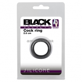 Ерекційне кільце «Black Velvets Cock Ring» 4