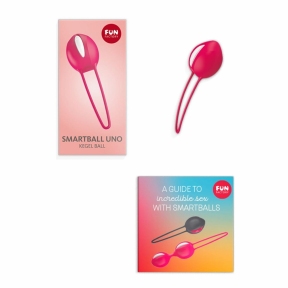 Вагінальна кулька Fun Factory SMARTBALL UNO, червона, одинарна, діаметр 3,6 см 5