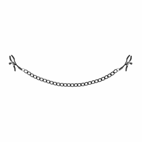 Затискачі для сосків Bedroom Fantasies: Nipple Clamps with Chain, чорні 0