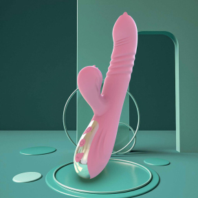 Вібратор «Fairy», рожевий, 20 режимів вібрації, 3 режими руху вгору і вниз 8