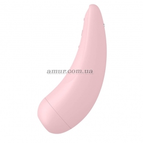 Вакуумний кліторальний стимулятор Satisfyer Curvy 2+ Pink з керуванням через інтернет 2