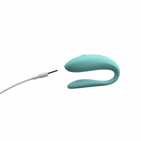 Смарт-вібратор для пар We-Vibe Sync Lite Aqua, 10 віброрежимів 4
