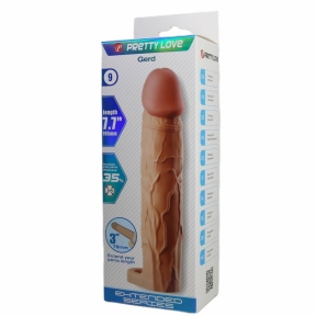 Реалістична подовжуюча насадка на пеніс «Pretty Love Gerd», +7,6см 4