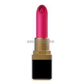 Мини вибратор в форме губной помады «Lipstick», 10 режимов вибрации 0