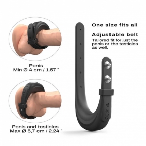 Ерекційне віброкільце Dorcel Fit Vibe Ring, регульований діаметр 4-5,7 см, 10 режимів 3