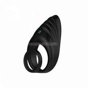 Эрекционное виброкольцо Nexus Enhance Vibrating Cock and Ball Ring, двойное 1