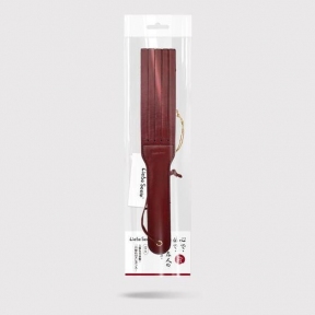 Двусторонний паддл Liebe Seele Wine Red Spanking Paddle, натуральная кожа 6