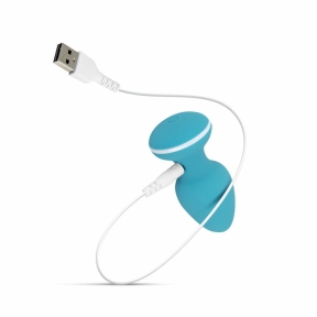 Анальна вібропробка Cala Azul – Blanca Vibrating anal plug, 10 режимів 6