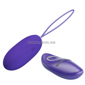 Фиолетовый вибростимулятор-яйцо «Jenny-Youth», ДУ, 12 режимов вибрации 1
