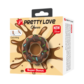 Кольцо на пенис в форме Доната «Pretty Love Choco Super Donut» 4