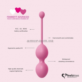 Набір вагінальних кульок для просунутих FeelzToys - FemmeFit Advanced Pelvic Muscle 3