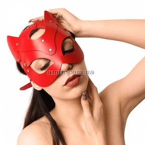 Маска Кішечки Art of Sex - Cat Mask, червона 0