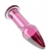 Стеклянный фаллоимитатор «Glass Romance Dildo» 12,2 см, розовый 3