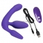 Безремневой страпон «Vibrating Strapless Strap-On 3» фиолетовый, с вибрацией 0