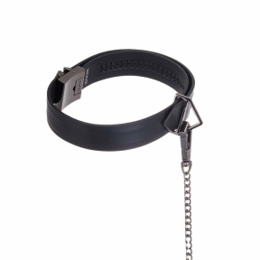 Повідець LOCKINK Tied Collar with Leash Set, чорний 2