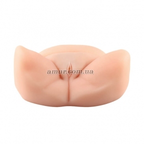 Реалистичная вагина - полуторс полной женщины «Пышечка», 27 х 23 см 0