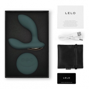Масажер простати LELO Hugo 2 Remote, зелений, 2 мотори, дуже потужний, пульт ДУ 2