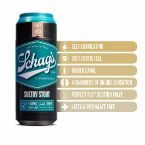 Мастурбатор – банка пива Blush Schag's – Sultry Stout Masturbator – Frosted, самосмазывающийся, вакуум 2