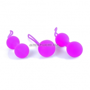 Набір вагінальних кульок «Kegal Balls» фіолетовий 4