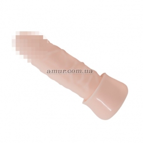 Насадка на пенис - «Penis Sleeve Flesh 414» +6 см 1