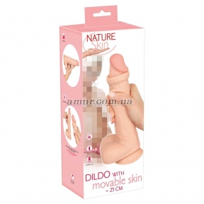 Реалистичный фаллоимитатор «NS Dildo with movable Skin», 25 см 9