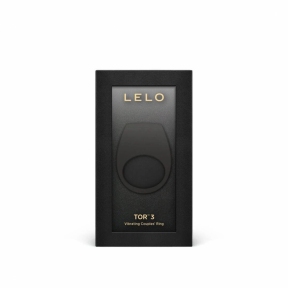 Ерекційне кільце з вібрацією Lelo Tor 3, чорне, керування зі смартфона 4