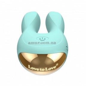 Вібратор-кролик Love To Love Hear Me Menthe з двома моторчиками та LED-підсвічуванням 6