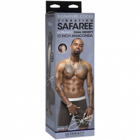 Фалоімітатор з вібрацією Doc Johnson Safaree Samuels 12 Inch Cock, зі зліпками пеніса 4