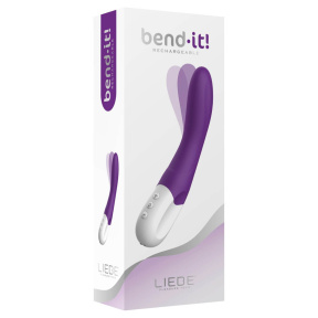 Вибратор для точки G Liebe Bend-It! Rechargeable, гибкий, фиолетовый 3