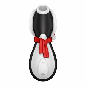 Вакуумний кліторальний стимулятор Satisfyer Penguin Holiday Edition, в шапочці та шарфі 0