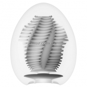 Мастурбатор-яйцо Tenga Egg Tube, рельеф с продольными линиями 0