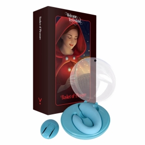 Вибратор для пар FairyGasm PleasureBerry, голубой, зарядный кейс, пульт ДУ 7