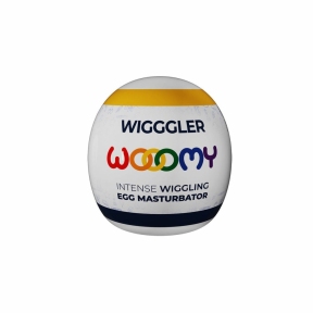 Мастурбатор-яйце Wooomy Wigggler Mini Masturbator, дуже ніжний, пробник лубриканта Amorean 1 мл 5