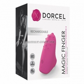 Вібратор на палець Dorcel - Magic Finger, рожевий, 3 режими роботи 4