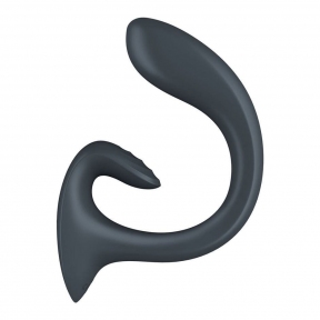 Вагінально-кліторальний вібратор Satisfyer G for Goddess 1, сірий, 2 мотори 2