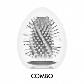Мастурбатор-яйце Tenga Egg Combo, щільний TPE, пробник лубриканта 5 мл 2